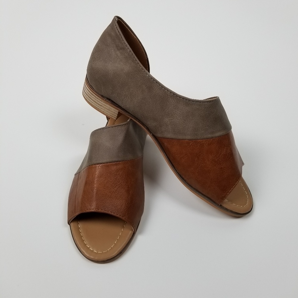 Women's open toe d'orsay shoes size 39